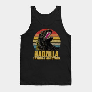 Dadzilla, Father Of The Monsters, Father day Gift Tank Top